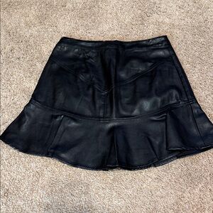 Wild Honey Sleek Black Mini Skirt